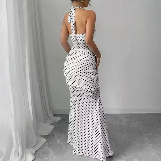 Polka Dot Maxi Dress