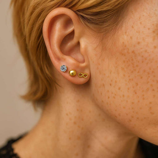Rose Quartz Stud