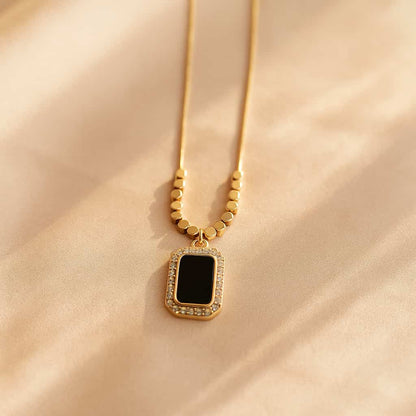 Beaded Black Onyx