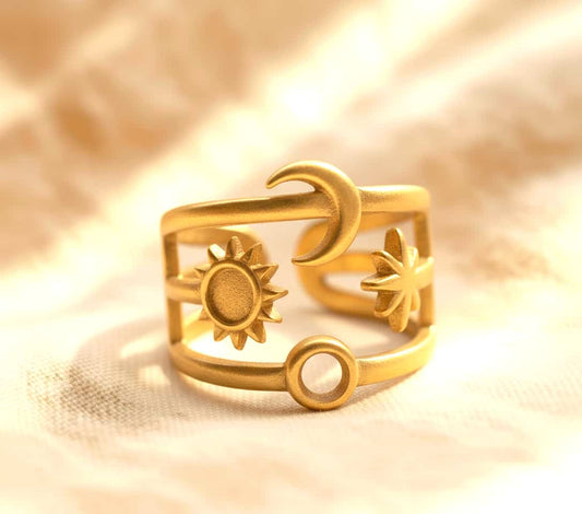 Sun ,Moon & Star
